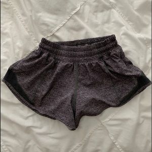Lululemon Grey Hotty Hot Short II 2.5”
